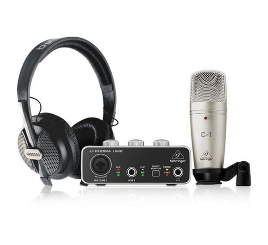 Behringer U-Phoria Studio PRO Recording/Podcasting Bundle