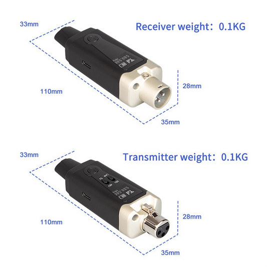 UHF WIRELESS TRANSMISSION TECHNOLOGY 24BIT/48KHZ