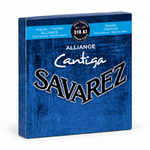 Savarez Alliance Cantiga 510 AJ bass guitar strings package, three-quarter angled view