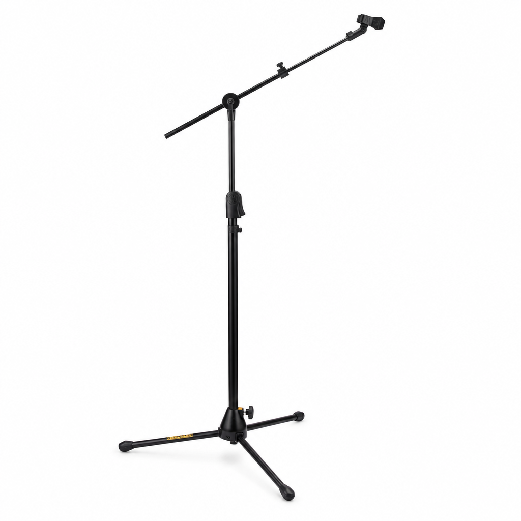 Hercules MS523B PRO EZ Clutch tripod microphone stand, full view