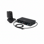 Arturia MiniFuse 2 Recording Pack shown at an angled view with the black audio interface, microphone, headphones, and USB cable visible on a white background