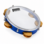 Power Beat blue riqq 45 degree view with transparent head