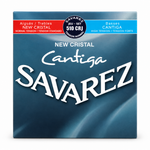 Savarez 510CRJ classical guitar strings package, straight front view showing New Cristal and Cantiga