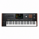 Front view of the Korg Pa5X-61 61-key professional arranger keyboard.
