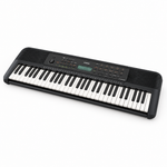 Three-quarter view of the Yamaha PSR-E283 portable keyboard showing its keybed, controls, and speaker grilles.