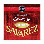 Savarez Alliance Cantiga Premium 510ARP bass guitar strings package, straight front view