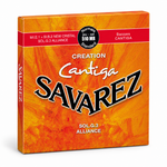 Savarez Creation Cantiga 510 MR bass guitar strings package, three-quarter angled view