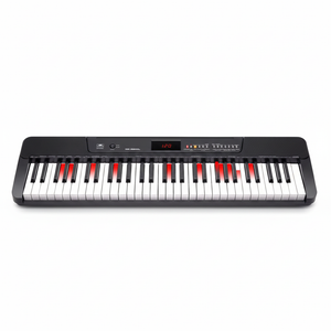 One MK 2900L 61-key USB MIDI electronic keyboard shown from the front with its keys, speakers, display, and control panel