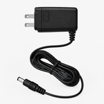 Side view of the Yamaha PA-130 power adapter showing its plug, cable and connector.