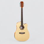 Enjoy E41-DD1 MY4102 acoustic guitar in the natural wood finish shown from the front