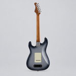 Smiger L-G2-i3 HFBF blue electric guitar shown from the back with the full body, rear neck joint, back of headstock, and chrome tuning machines