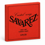 Savarez 570 CR classical guitar strings package, three-quarter angled view