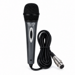 Tolaye TUM189 wired dynamic microphone with 5 m cable, full front view