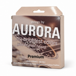 Aurora Dodo oud strings package, three-quarter angled view showing the original package depth