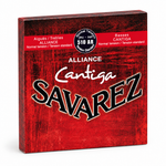 Savarez Alliance Cantiga 510 AR bass guitar strings package, three-quarter angled view