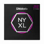 Front view of the D'Addario NYXL0980 8-string electric guitar strings package, 09–80 Super Light.