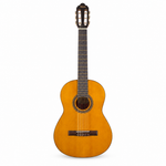 Valencia VC204HVT hybrid classical guitar, full front view
