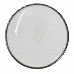 23 cm darbuka replacement drumhead, straight top view showing the circular playing surface and finished rim