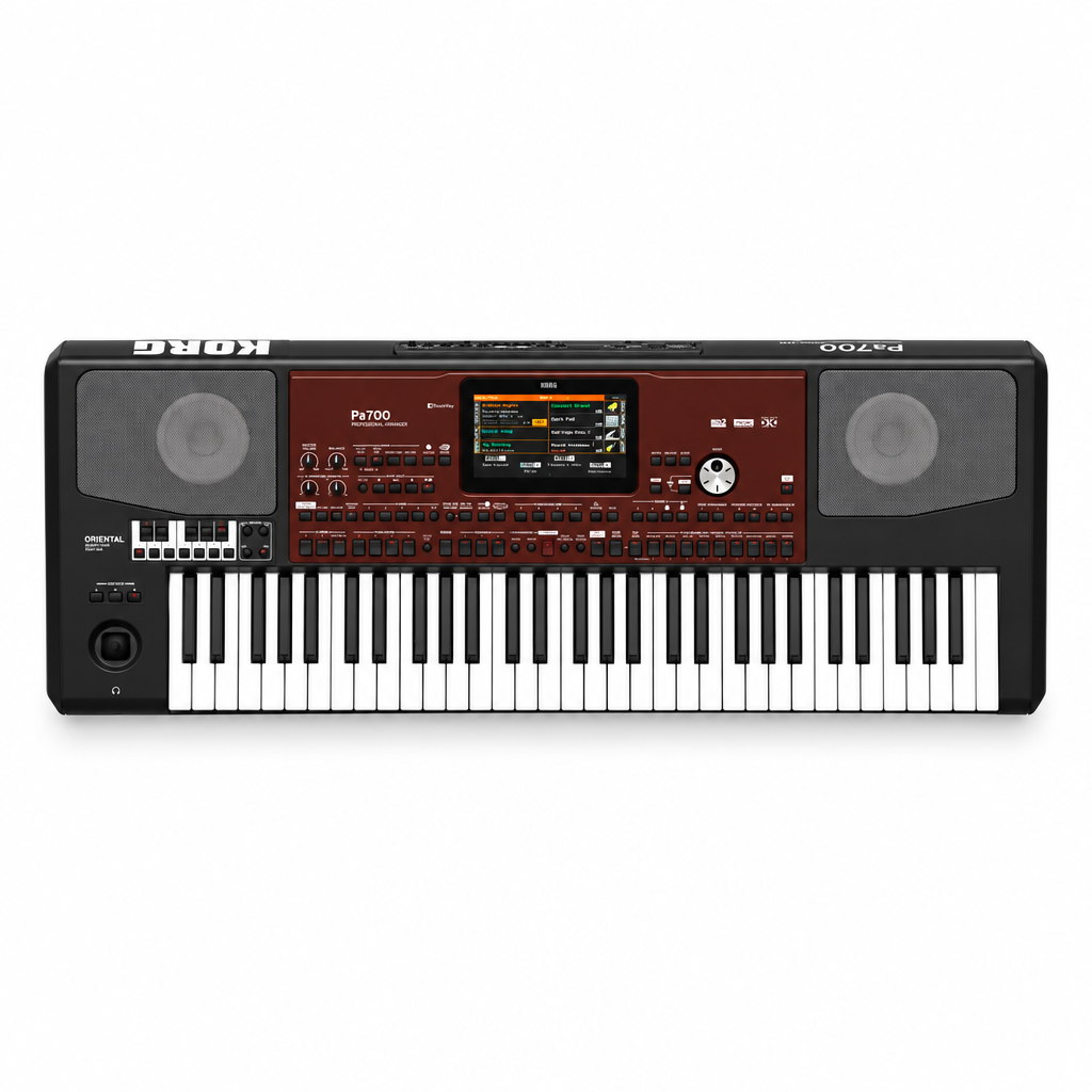Korg Pa700-OR Oriental 61-key professional arranger keyboard, front view