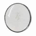23 cm darbuka replacement drumhead at an angled view showing the rim and edge thickness