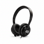 Behringer HPS5000 closed-back studio headphones shown in a complete three-quarter view on a clean white background