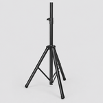 Unbranded black Y-402 speaker stand shown from a three-quarter angle in a square studio product image