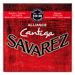 Close-up of the Savarez Alliance Cantiga 510 AR bass guitar strings package front label