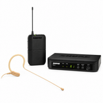 Full Shure BLX14/SM31FH wireless fitness headset system with BLX4 receiver, BLX1 bodypack transmitter, and SM31 headset microphone