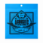 Smiger SAB-12 .012-.053 brass acoustic guitar strings package, full front view with original manufacturer packaging and no external stickers or labels
