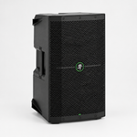 Three-quarter view of the Mackie Thump210 powered loudspeaker showing its cabinet and side handle.
