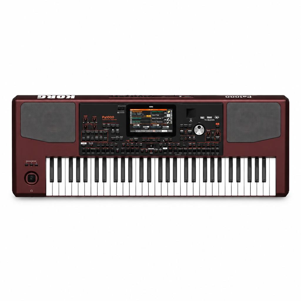 Korg Pa1000 61-key professional arranger keyboard, front view