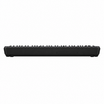 Rear view of the Korg KROSS 2 61-key synthesizer workstation in Super Matte Black.