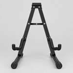 Unbranded J-40B A-frame guitar stand shown from the front with black padded contact arms and rubber feet