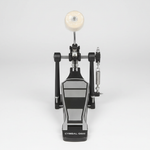 One Cymbal G600 single drum pedal shown from the front with its pedal board, beater, spring, frame, and hardware, without any additional branding