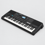 Front-right three-quarter view of the Yamaha PSR-E473 61-key portable keyboard.