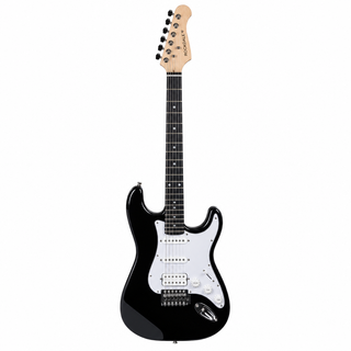 Rockdale Acadia HSS Black Limited Edition ST-Style Electric Guitar