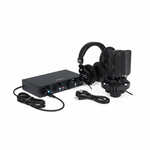 Arturia MiniFuse 2 Recording Pack shown on a white background with the MiniFuse 2 audio interface, microphone, headphones, and visible cables arranged together
