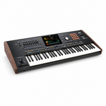 45-degree view of the Korg Pa5X-61 61-key professional arranger keyboard.