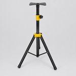 Unbranded yellow Y-403 speaker stand shown from the front in a square studio product image