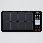 Straight-on front view of the Roland SPD-30 Octapad digital percussion pad with eight playing pads and control panel.