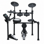 Practice rhythms and build your own kit sound with the MZ52O electronic drum set. The 8-inch dual-zone mesh snare and compact toms provide a varied playing setup, while choke-equipped crash and ride pads add control to cymbal accents.

Drums and cymbals
Three 7.5-inch single-zone toms and one 8-inch dual-zone mesh snare
10-inch crash and ride cymbals, each with choke; 10-inch hi-hat with continuous-type pedal
6-inch kick pad; support for a second crash and double-bass triggering
Sounds and practice
25 prese
