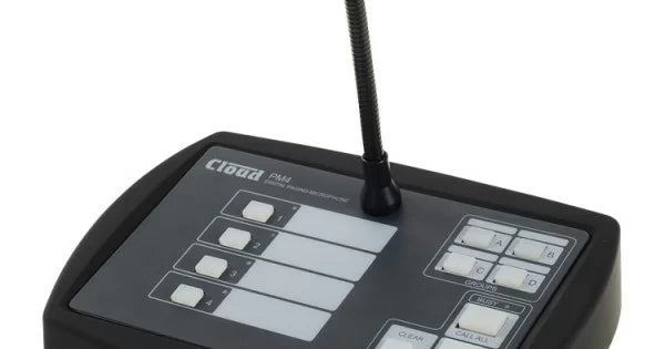 Cloud PM4EK Four Zone Digital Paging Mic with Analogue Interface (One Required Per System)