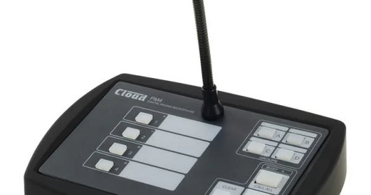 Cloud PM4EK Four Zone Digital Paging Mic with Analogue Interface (One Required Per System)