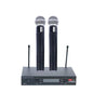 Tovaste - TUH20HH Microphone Wireless UHF Double Handheld With Alumn Case